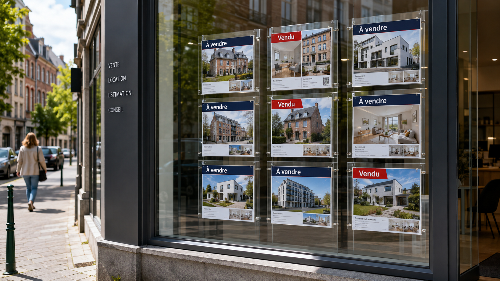 Win zichtbaarheid vanaf de straat met vastgoedposters in uw etalage